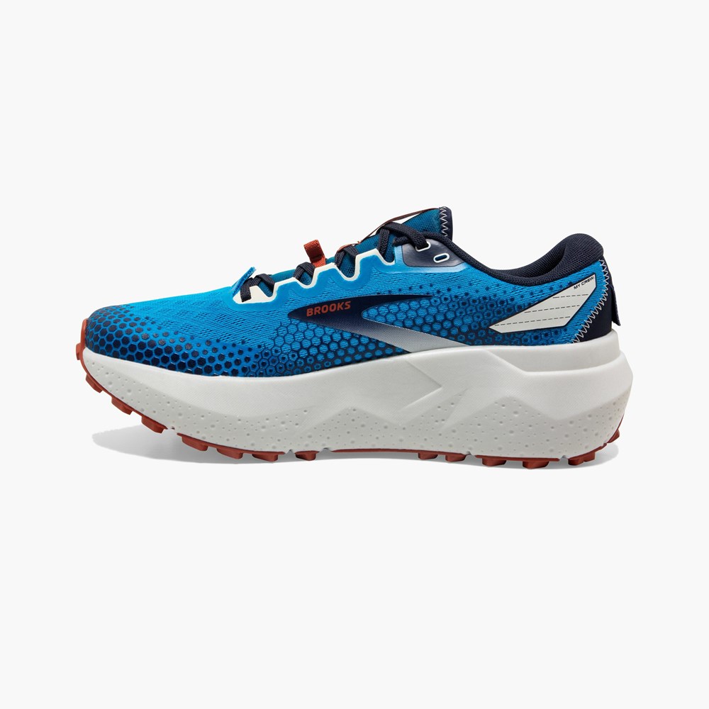 Chaussure Trail Running Brooks Caldera 6 Long Distance Bleu Noir Homme | KUW-8333860